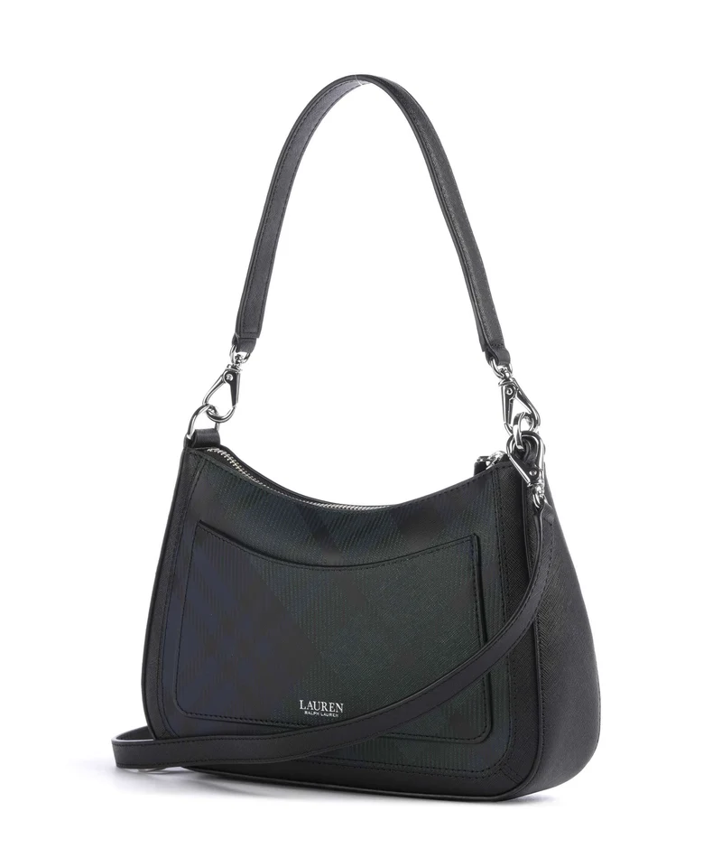 Lauren Ralph Lauren Danni 26 Schultertasche black watch tartan
