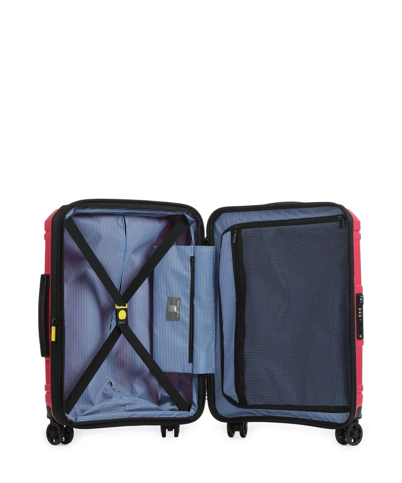 Delsey Paris Lutece Se Slim 4-Rollen Trolley magenta