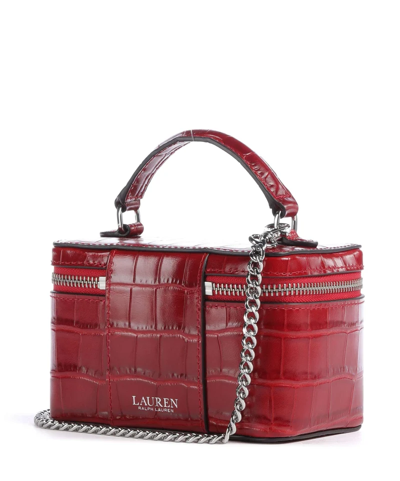 Lauren Ralph Lauren Hallee Small Umhängetasche festive red