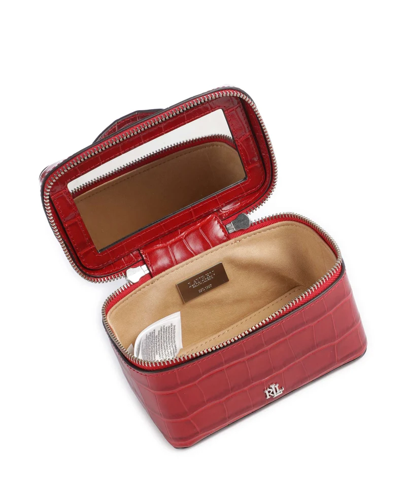 Lauren Ralph Lauren Hallee Small Umhängetasche festive red
