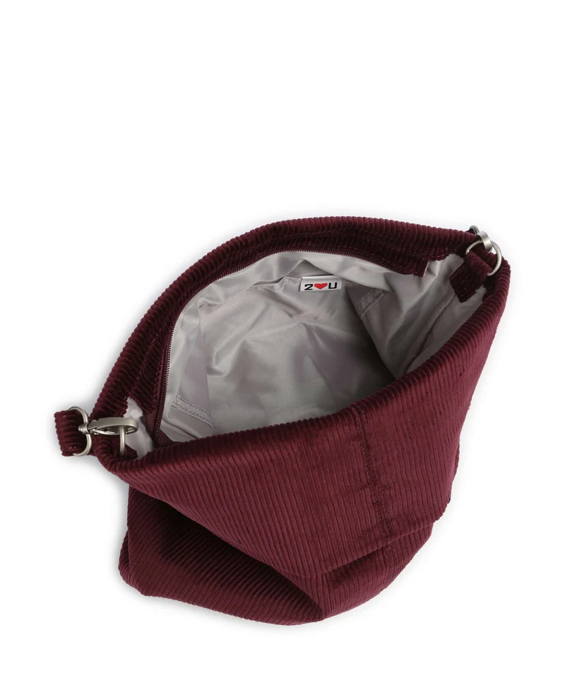 Zwei Mademoiselle.M M12 Beuteltasche cord/bordeaux