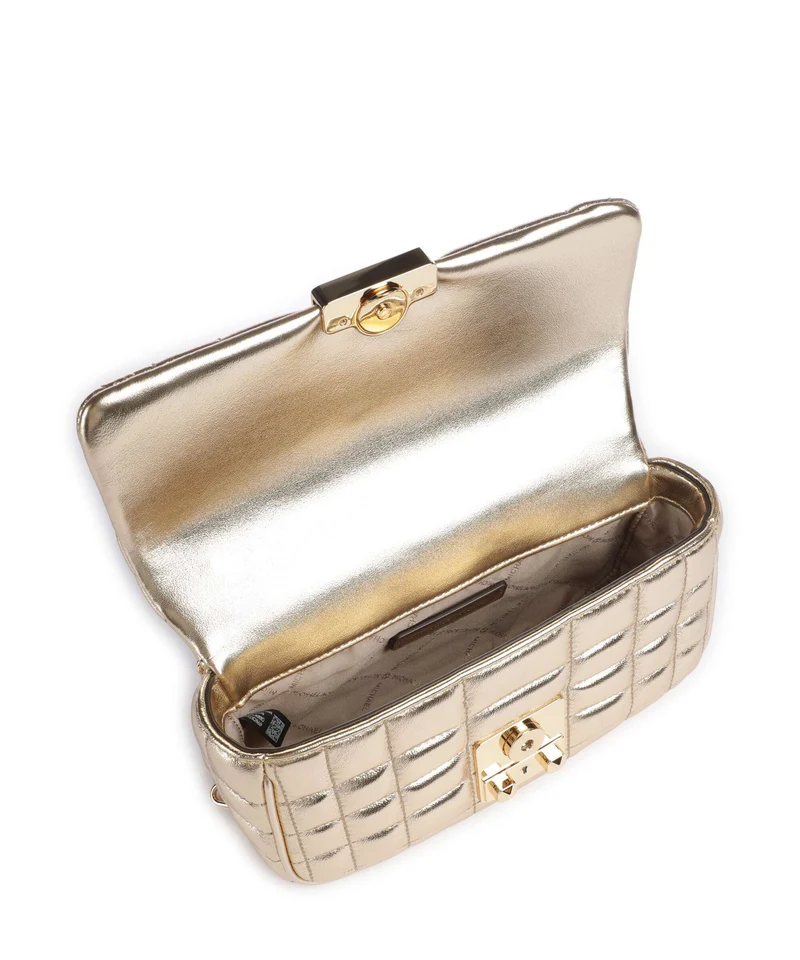 Michael Kors Tribeca Schultertasche pale gold
