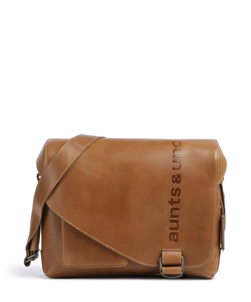 Aunts & Uncles Heritage Medium Judd Kuriertasche tan