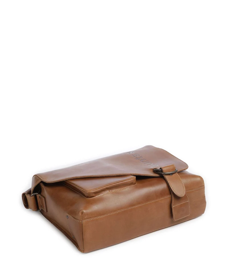 Aunts & Uncles Heritage Medium Judd Kuriertasche tan