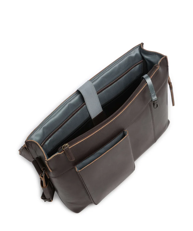Aunts & Uncles Heritage Big Judd Kuriertasche dark brown