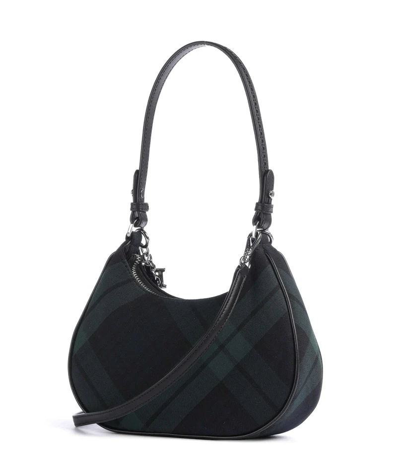 Lauren Ralph Lauren Marcy Small Schultertasche black watch tartan