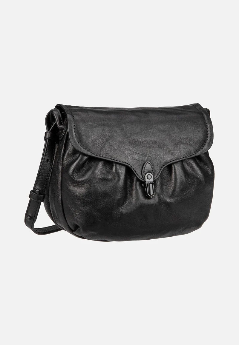 Mrs. Coconut Cake Black Smoke - Saddle Bag