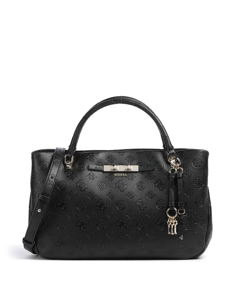 Guess Carmella Girlfriend Handtasche black logo
