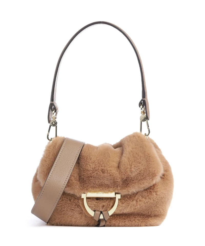 Abro Temi Small Schultertasche cappuccino