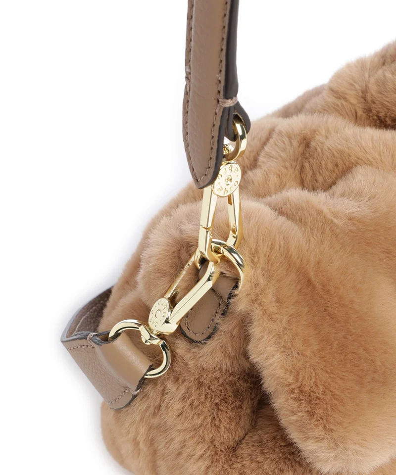 Abro Temi Small Schultertasche cappuccino