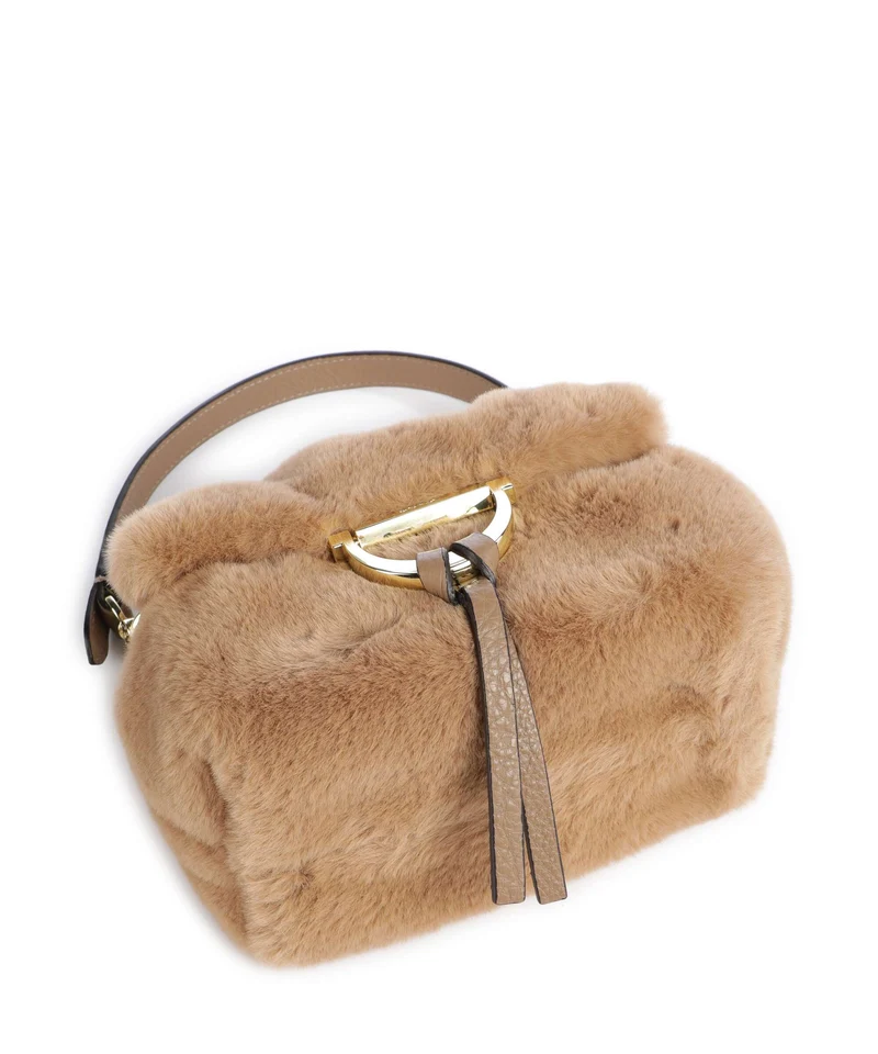 Abro Temi Small Schultertasche cappuccino