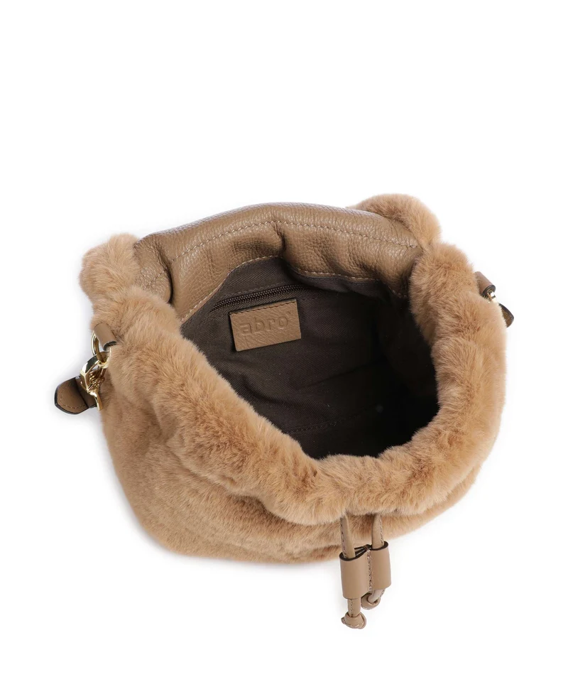 Abro Temi Small Schultertasche cappuccino