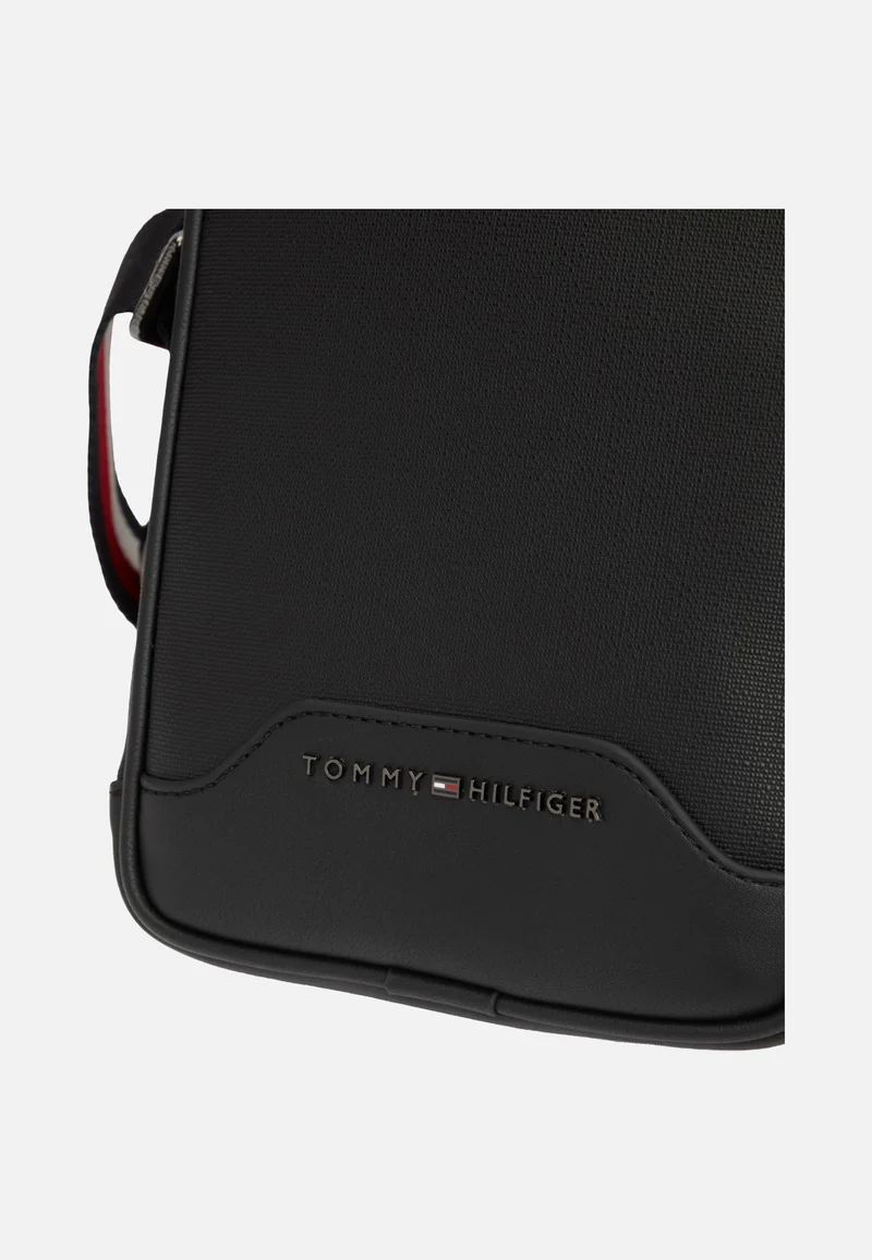 TH Textured Mini Reporter Black - Crossbody Bag