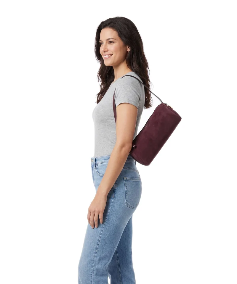 Lauren Ralph Lauren Blaike Small Schultertasche dark garnet