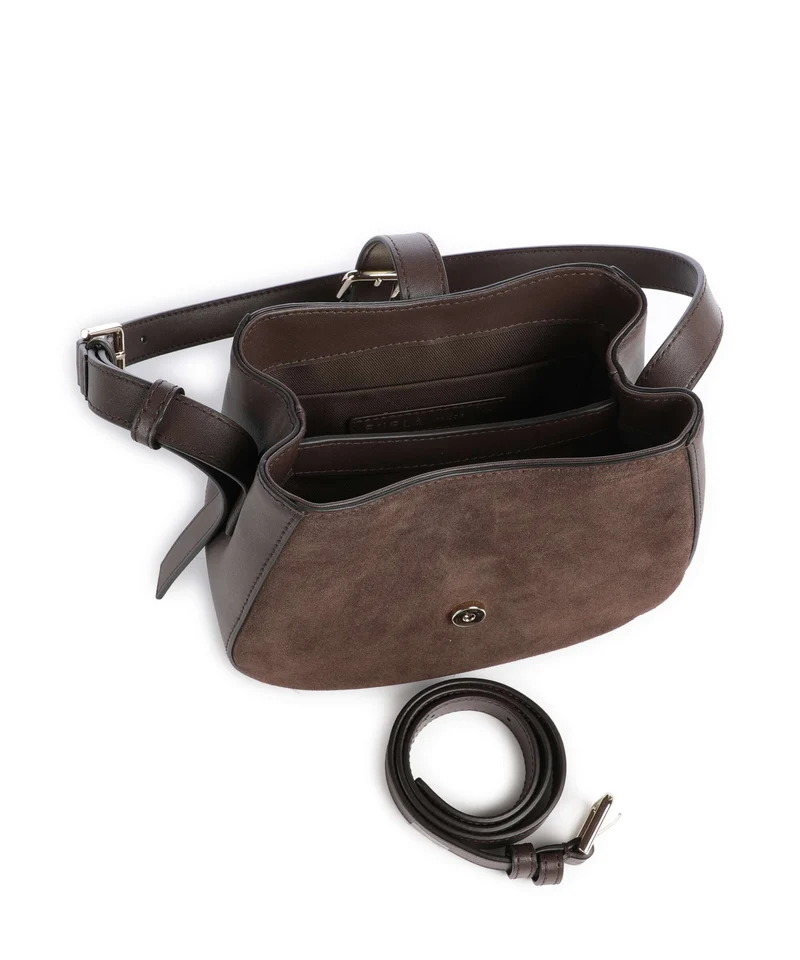 Furla Dora Mini Schultertasche toni cioccolato
