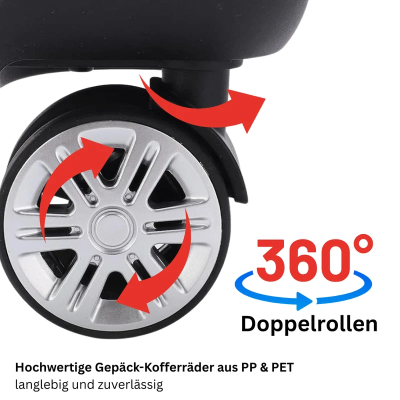 Motivkoffer Design Freiheitsstaue USA – Reisekoffer mit Motiv – Hartschale ABS/Polycarbonat – S M L – leicht & robust