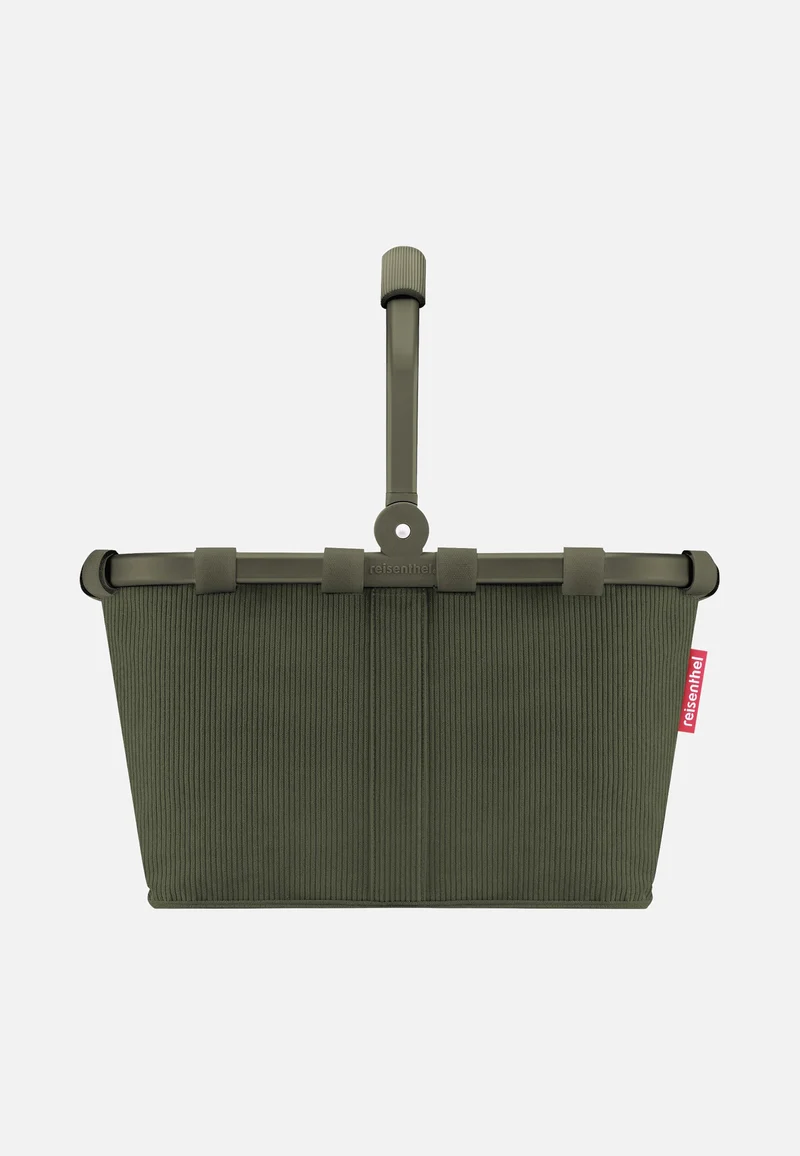 Carrybag XS Cord Dark Matcha - Einkaufskorb