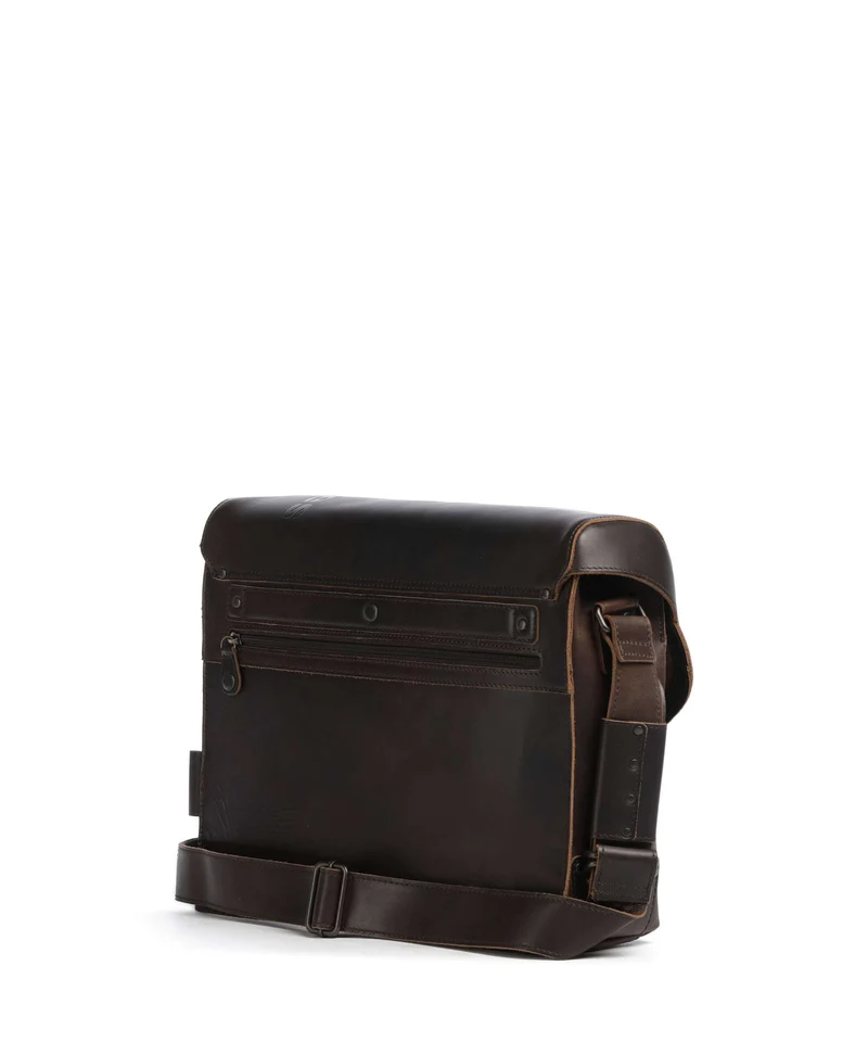 Aunts & Uncles Heritage Medium Judd Kuriertasche dark brown