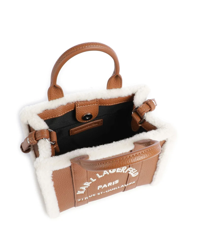 Karl Lagerfeld K/Rue St Guillaume Mini Umhängetasche dark tan