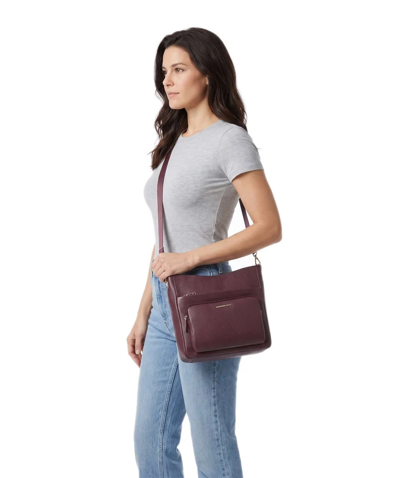 Mandarina Duck Mellow Leather Umhängetasche sin