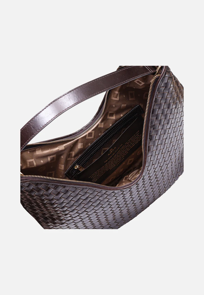 Salerno Mindy Dark Brown - Hobo Bag