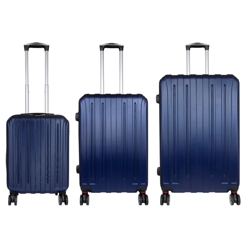 Hartschalen-Koffer & Kofferset 3tlg blau Reisegepäck