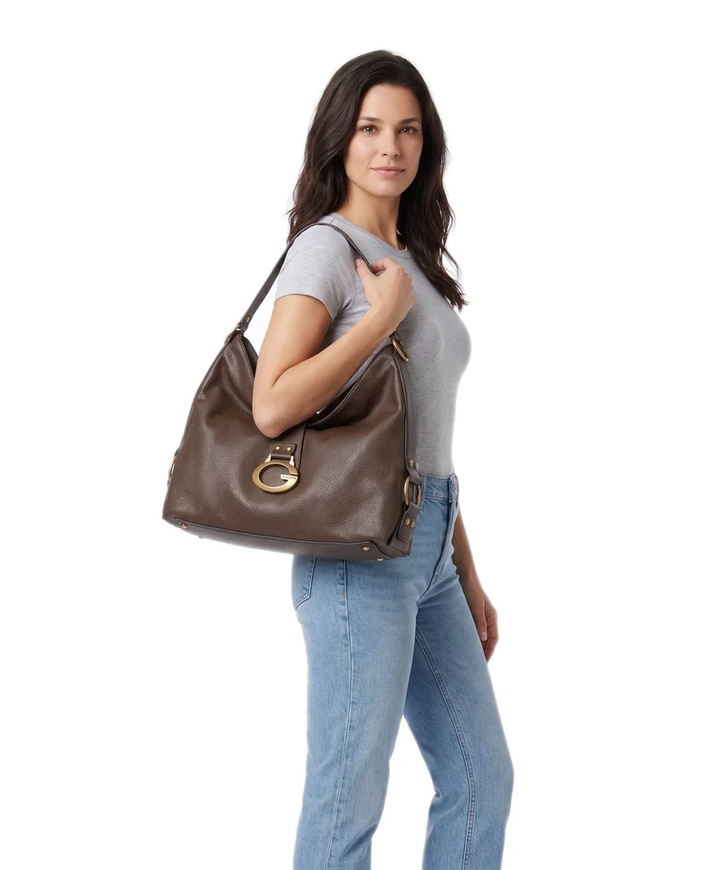 Guess Camden Large Beuteltasche espresso