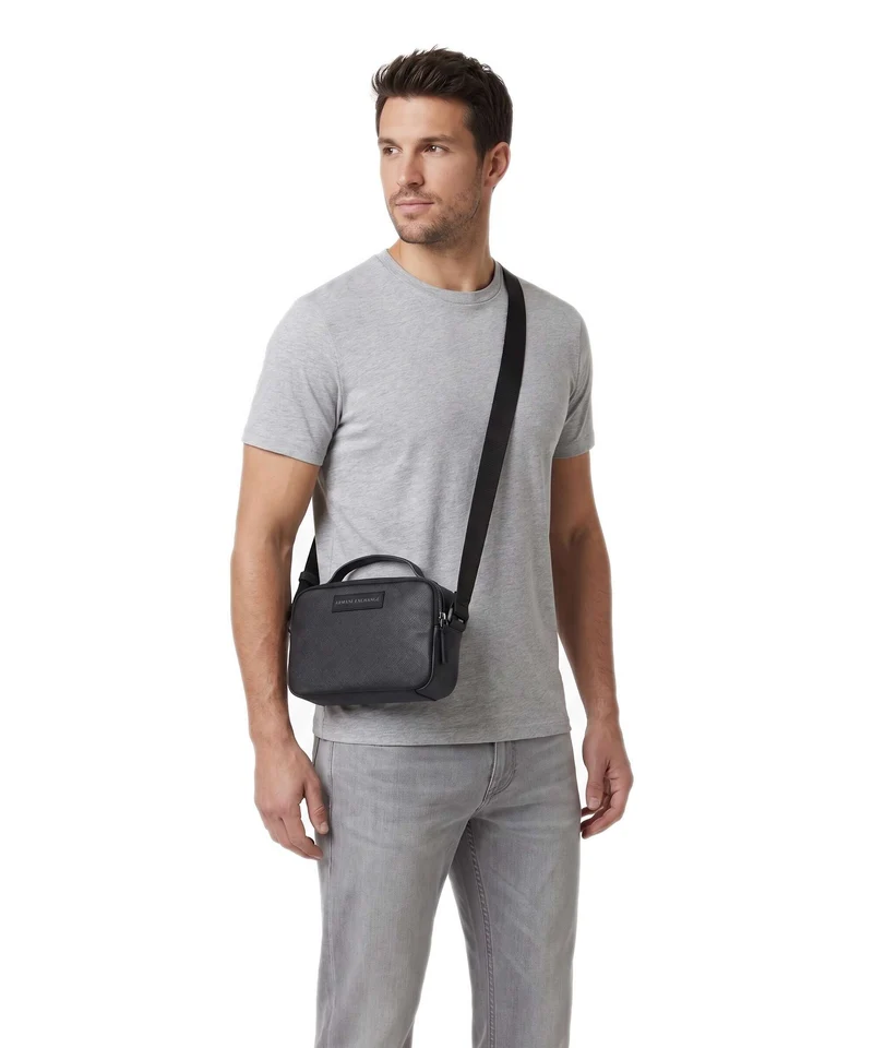 Armani Exchange Thiago Umhängetasche black