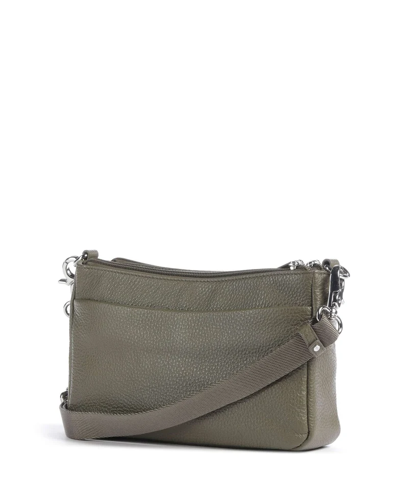 Mandarina Duck Mellow Leather Umhängetasche winter olive
