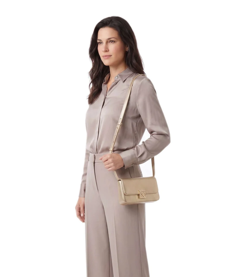 Armani Exchange Amy Umhängetasche light gold