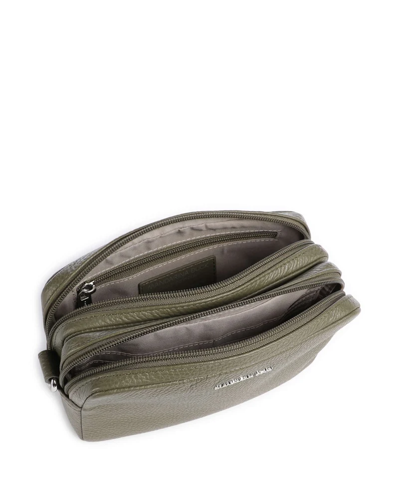 Mandarina Duck Mellow Leather Umhängetasche winter olive