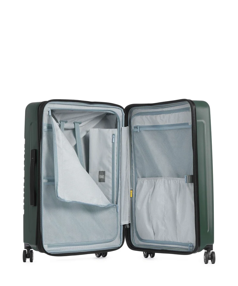 Delsey Paris Longitude 4-Rollen Trolley green