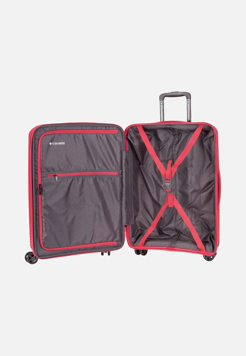 Air Stripe Trolley 4w M exp. Red - Koffer