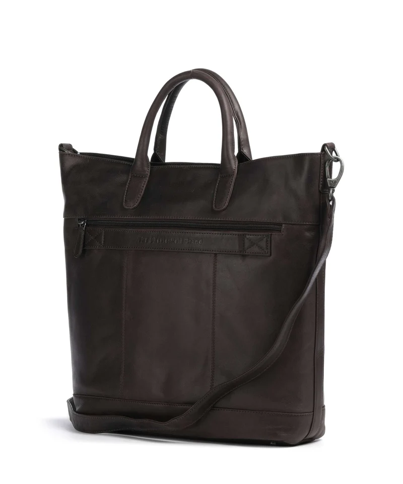 The Chesterfield Brand Wax Pull Up Cow Westbrook Handtasche brown