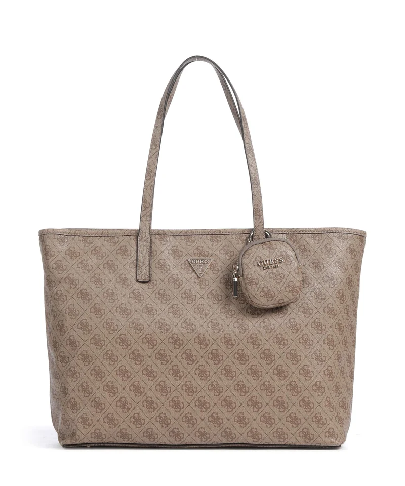 Guess Power Play II Tech Large Shopper latte logo