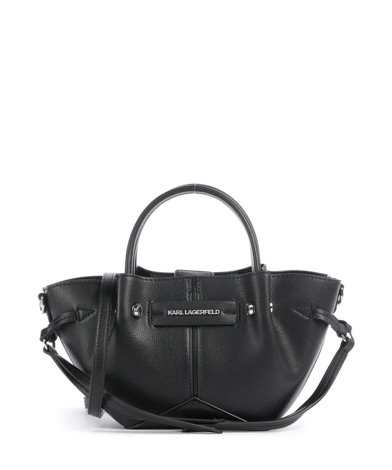 Karl Lagerfeld K/Pierced Mini Handtasche black nickel