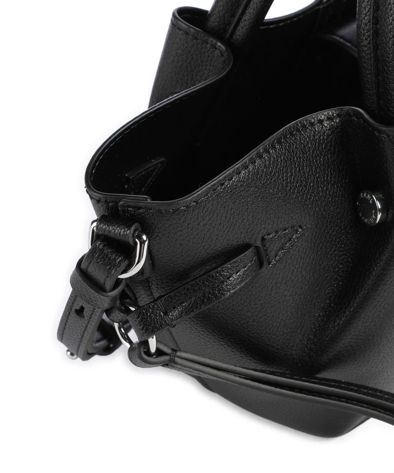 Karl Lagerfeld K/Pierced Mini Handtasche black nickel