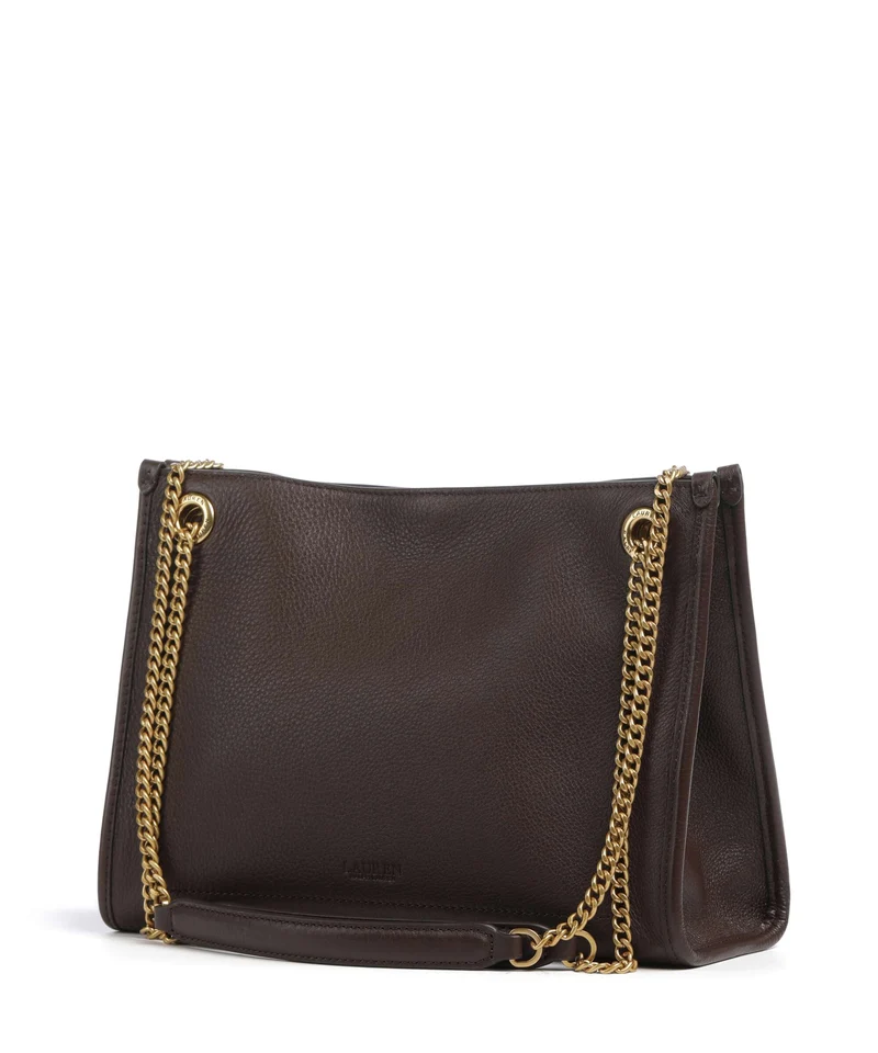 Lauren Ralph Lauren Bradley Medium Schultertasche chestnut brown