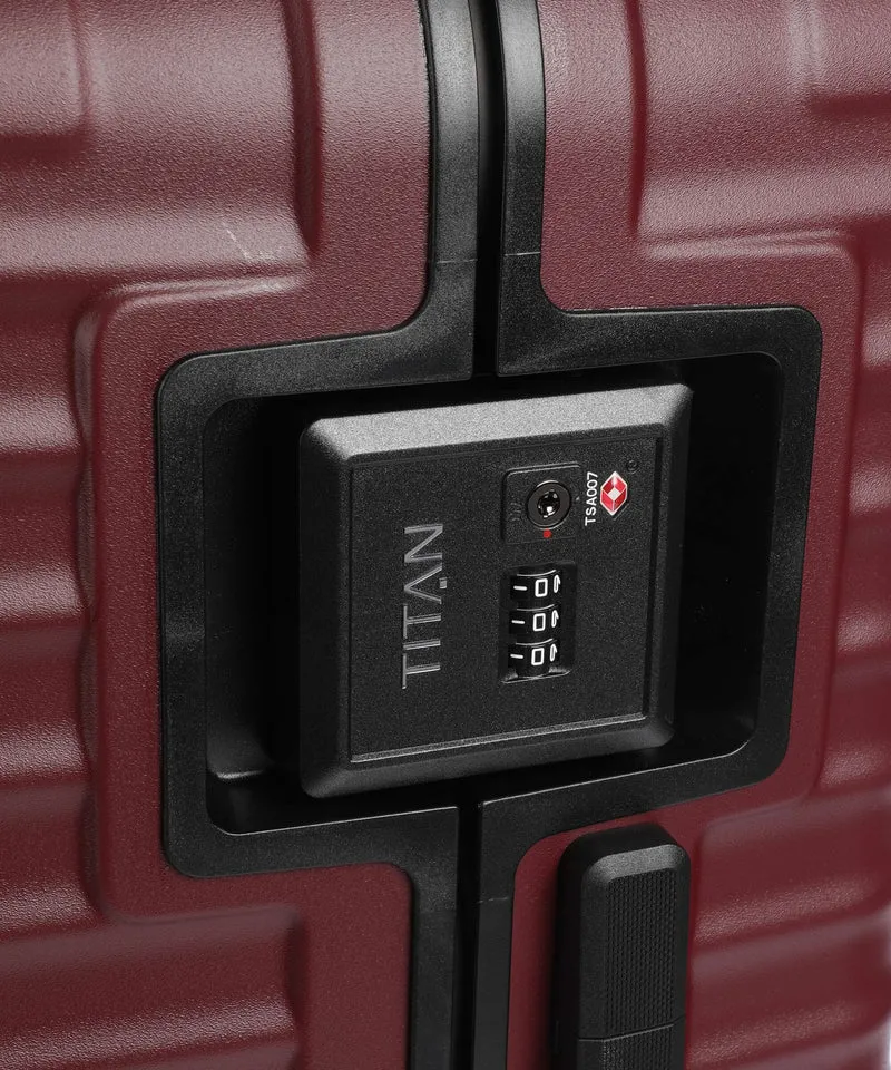 Titan Overseas 4-Rollen Trolley emberwood red