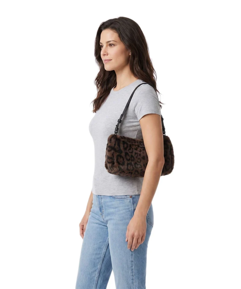 DKNY Remy Schultertasche leopard