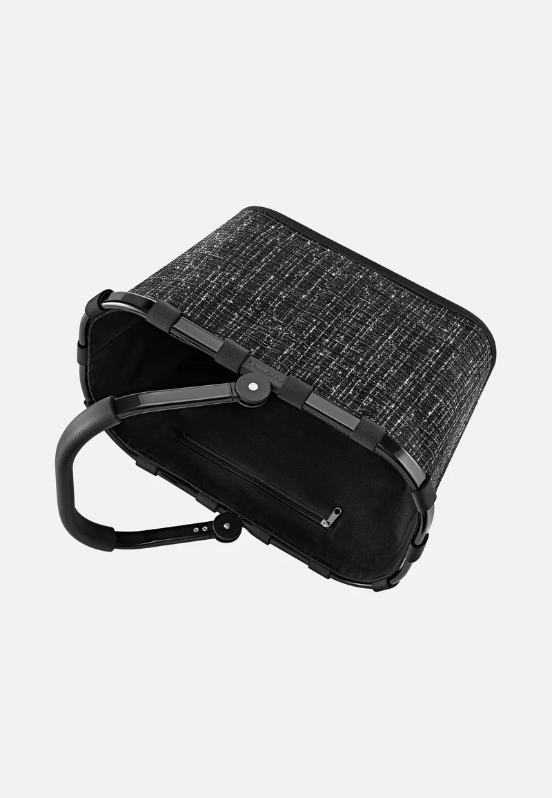 Carrybag Bouclé Black - Einkaufskorb