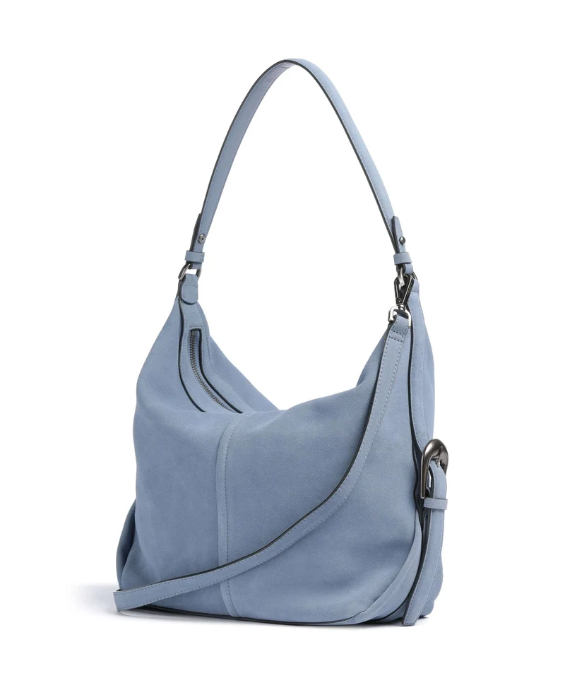Liebeskind Paris II Hydro Suede M Beuteltasche flower blue