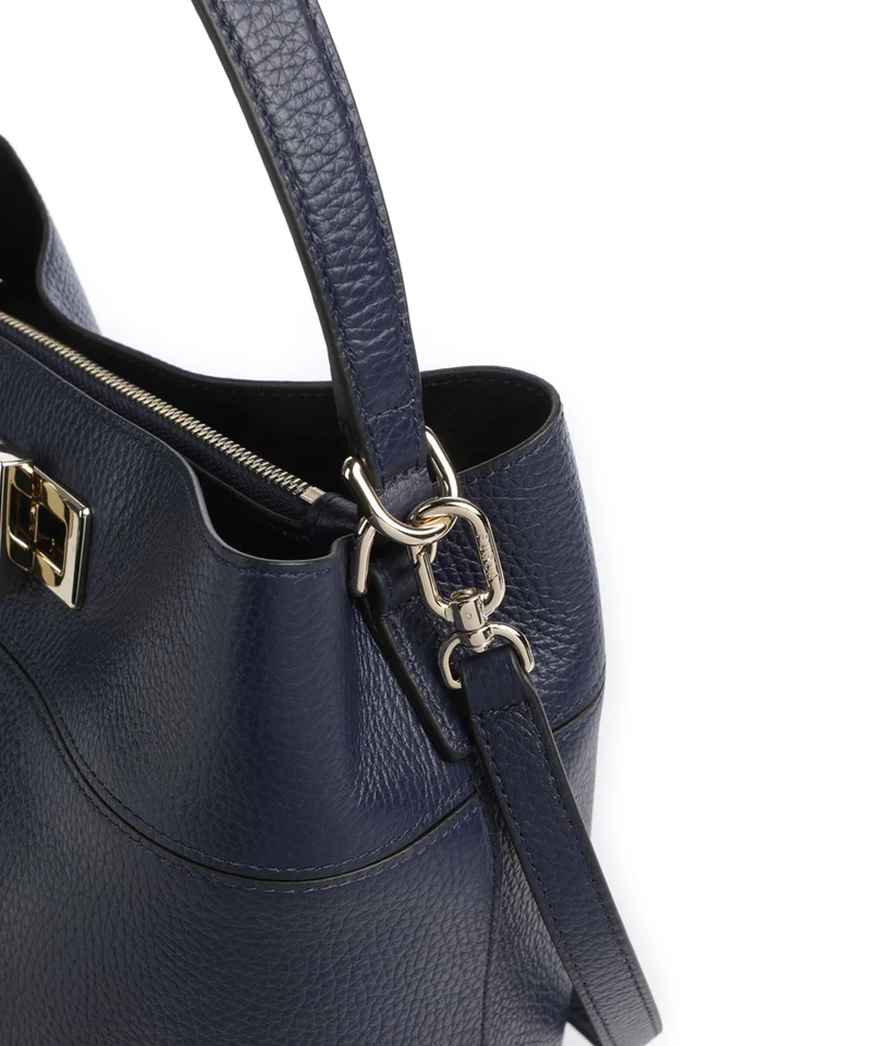 Furla Amelia M Bucket Handtasche ink blue
