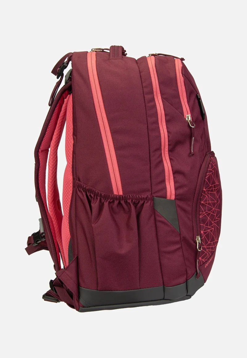 Cotogy Cassis/Dahlia - Schulrucksack