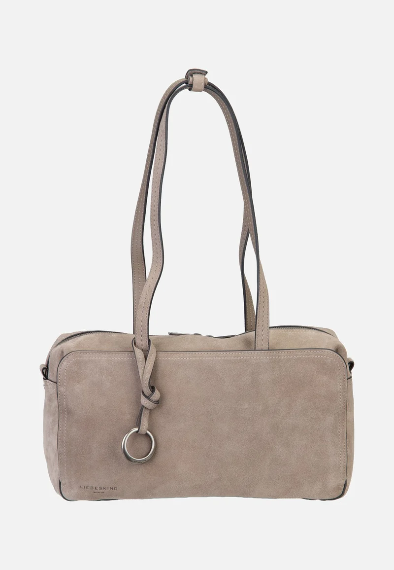 Clarice II Satchel M Hydro Suede Neutral Grey - Satchel