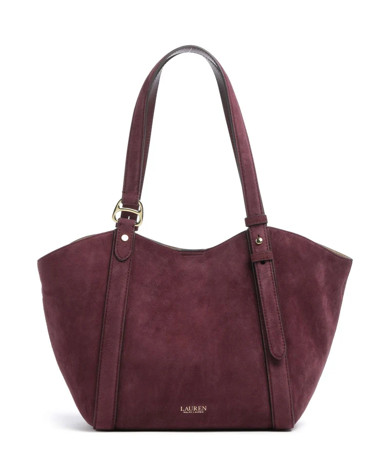 Lauren Ralph Lauren Tasha Small Shopper dark garnet