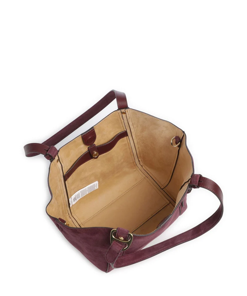 Lauren Ralph Lauren Tasha Small Shopper dark garnet