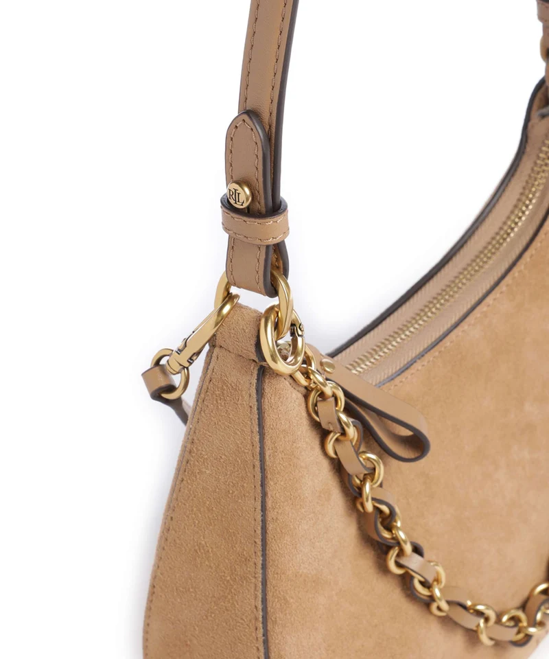 Lauren Ralph Lauren Marcy Medium Schultertasche camel
