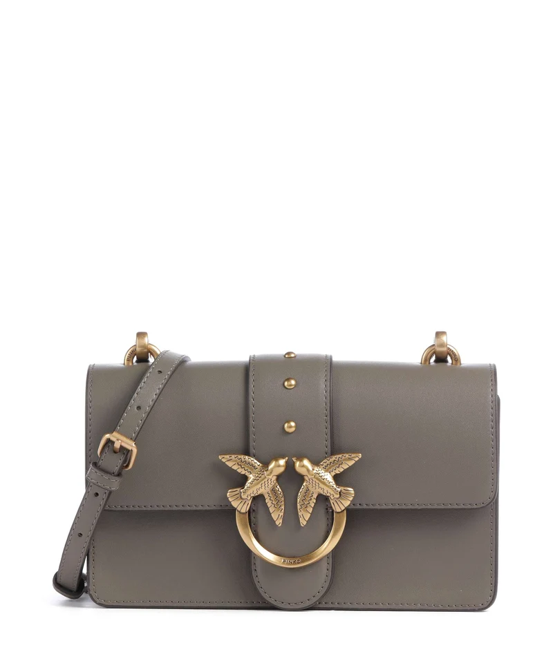 Pinko Love One Mini Umhängetasche verde/oliva scuro/antique gold