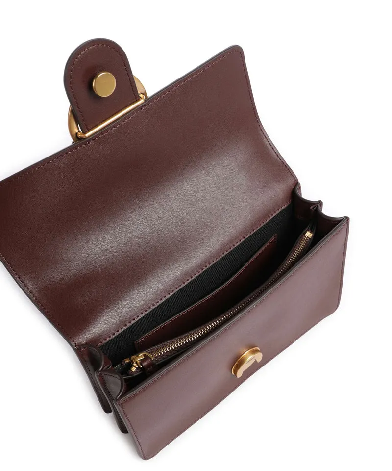 Pinko Love One Mini Umhängetasche borgogna/antique gold